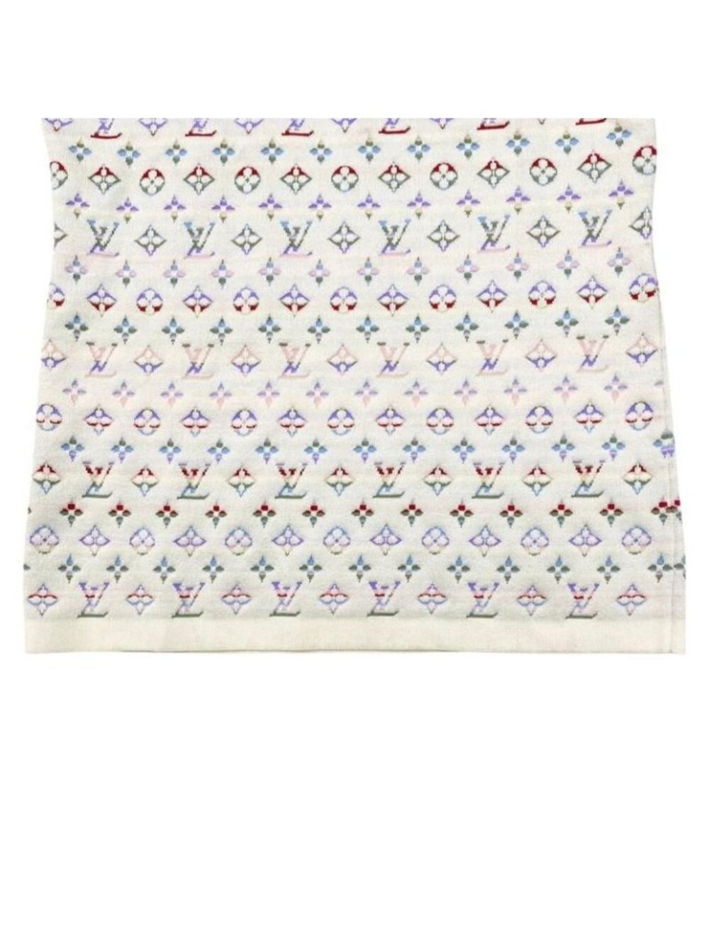 Louis Vuitton Short Sleeve Sweater Logo Monogram Knit Rw222 B Tt9 Fnks99 XS Size - Picture 4 of 8